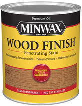 Minwax Wood Finish 700464444 Wood Stain, Red Chestnut, Liquid, 1 qt, Can